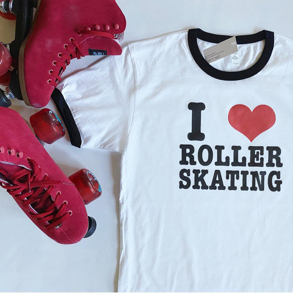 Love Roller Skating Graphic T-Shirt