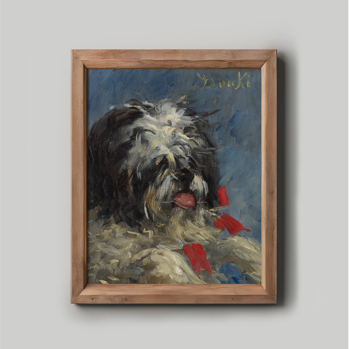 Manet Dog, Donki, Fine Art Print