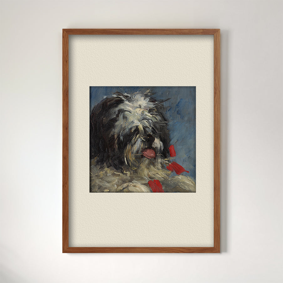 Manet Dog, Donki, Fine Art Print