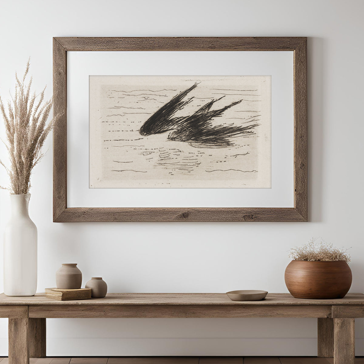 Manet Swallow Sketch Fine Art Print