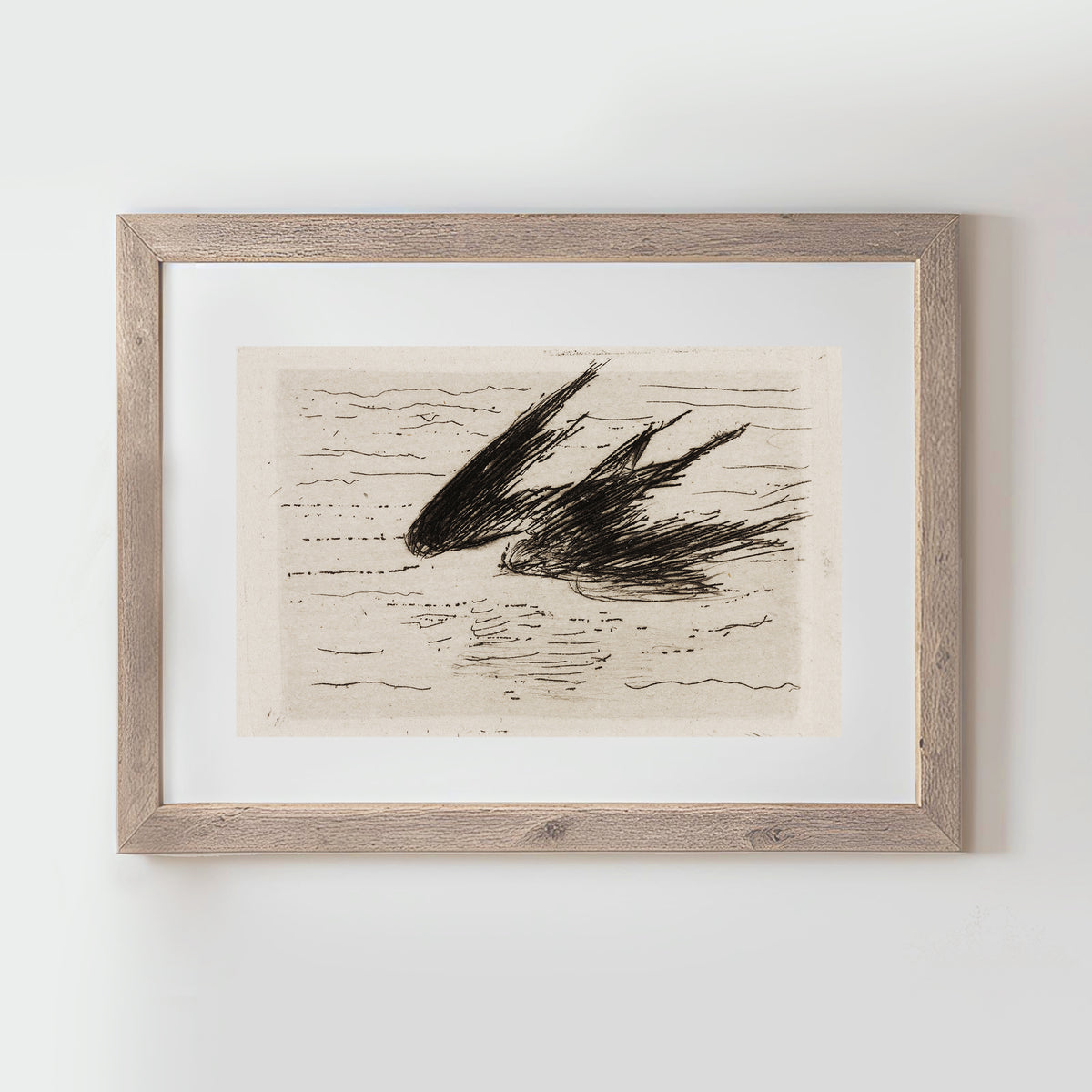 Manet Swallow Sketch Fine Art Print