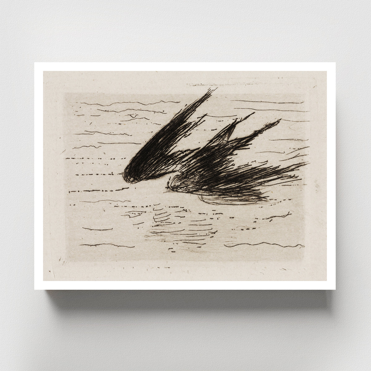 Manet Swallow Sketch Fine Art Print