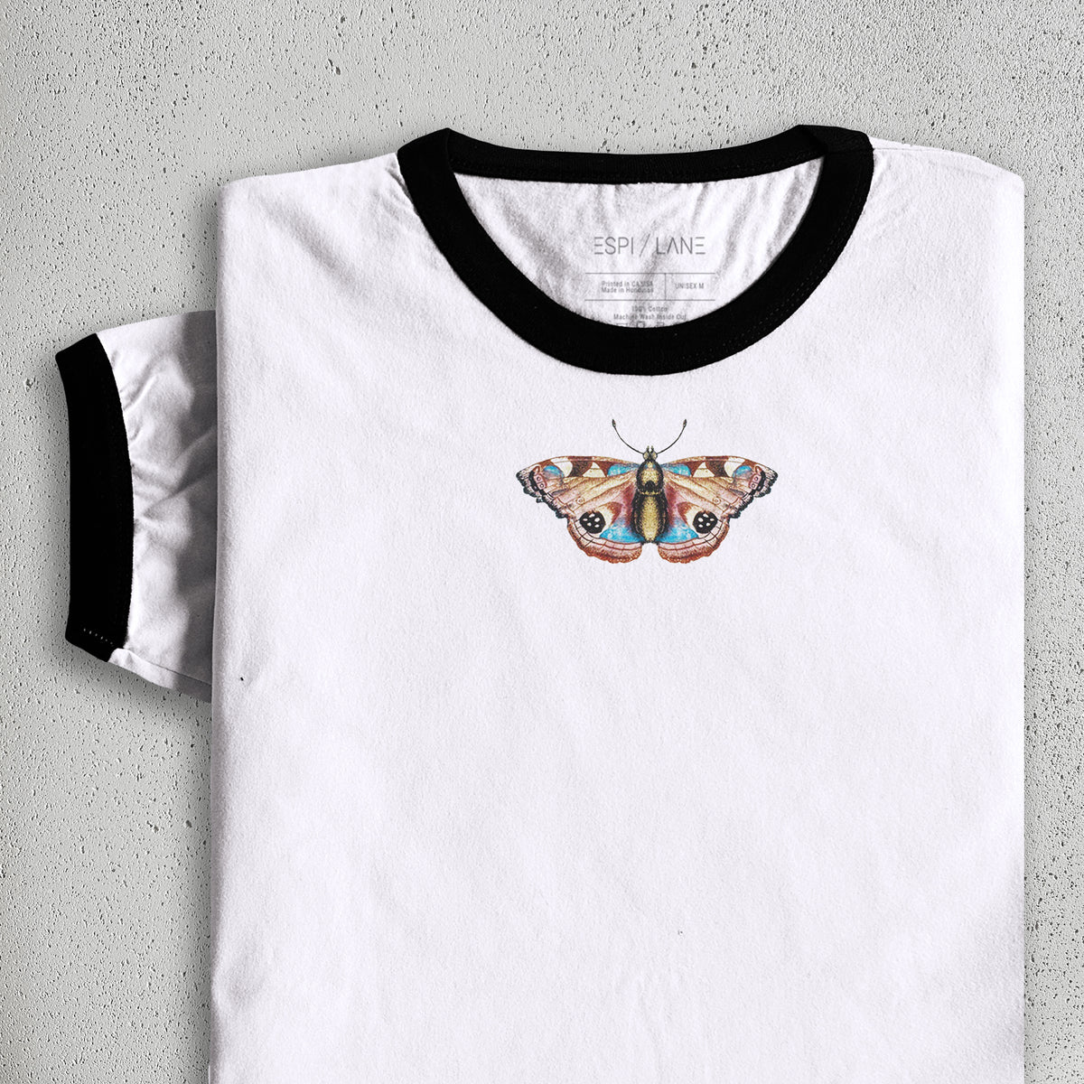 Vintage-Style Butterfly Graphic Tee