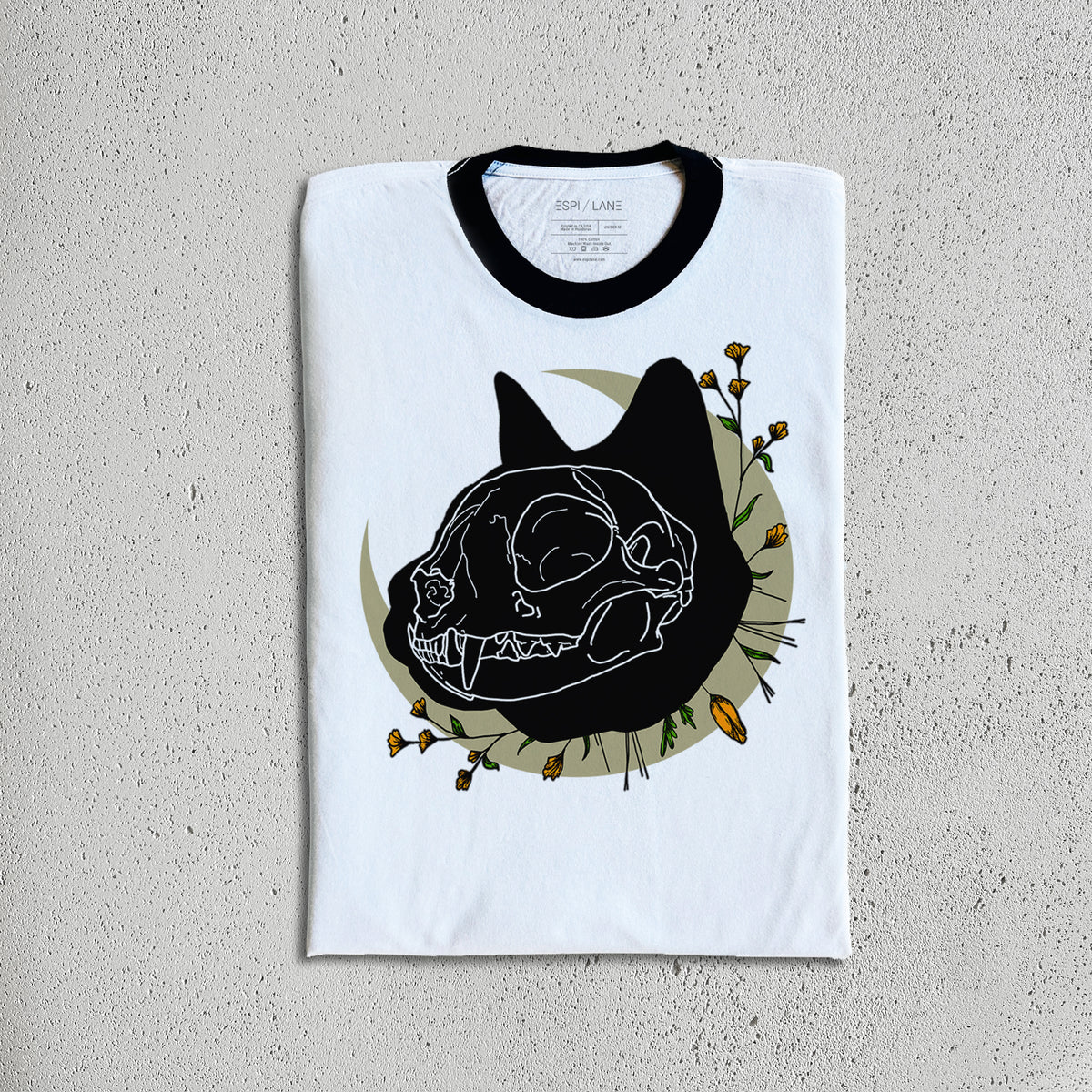 Cat Skull Moon Magica Tee