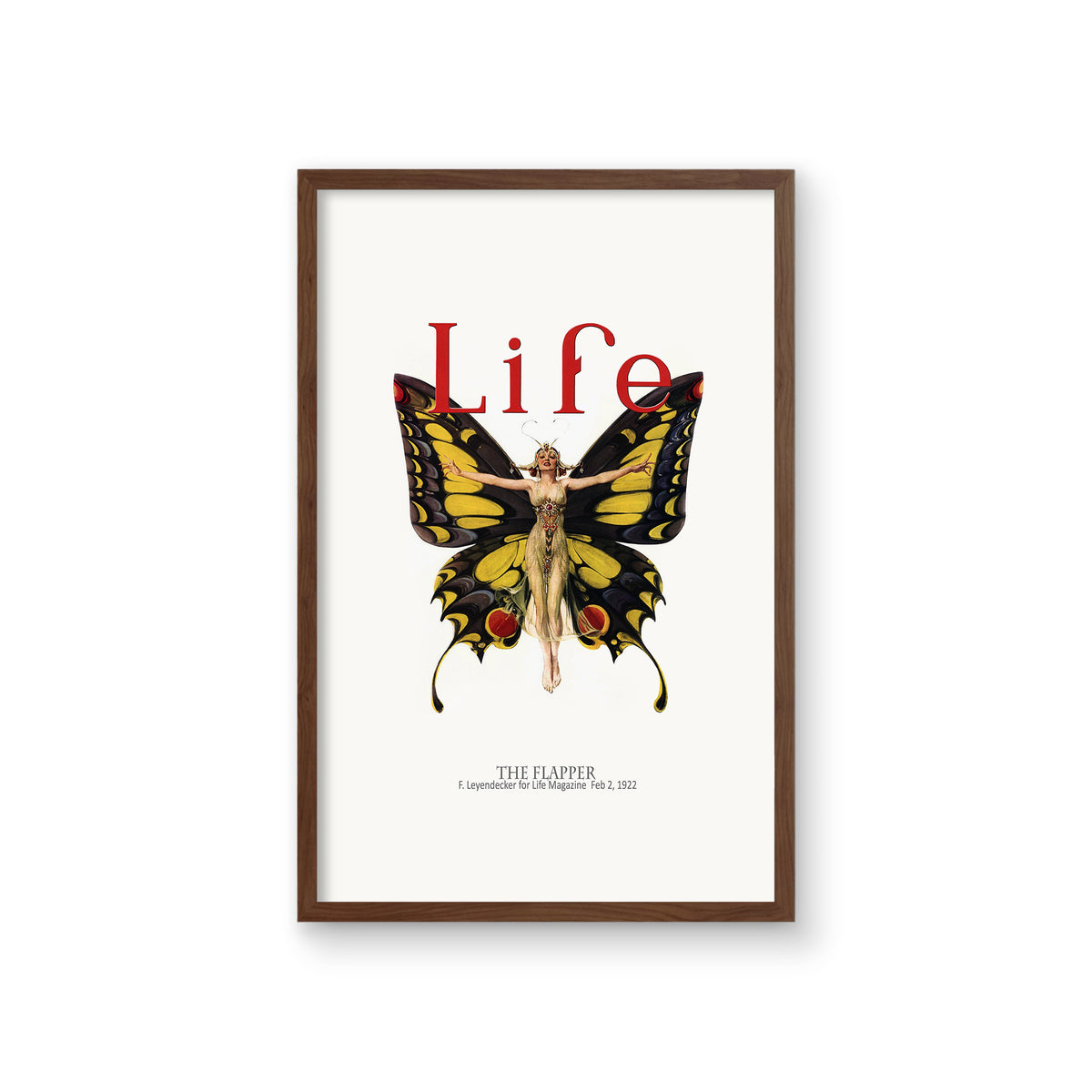 Life Magazine Butterfly Flapper Fine Art Print