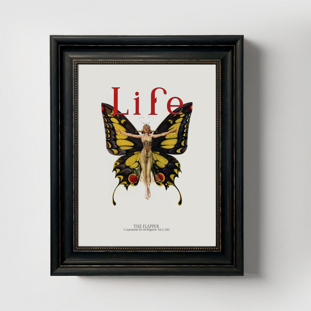 Life Magazine Butterfly Flapper Fine Art Print