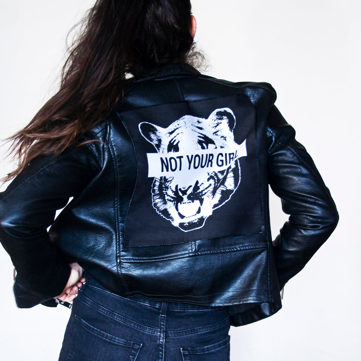 Not Your Girl Large Sew-On Jacket Patch